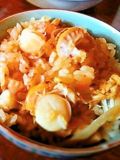 絶品ホタテの炊き込みご飯★バター醤油味!-レシピのメイン写真