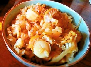 絶品ホタテの炊き込みご飯★バター醤油味！-レシピのメイン写真