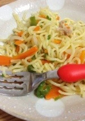一歳息子の大好物和風焼きそば-レシピのメイン写真