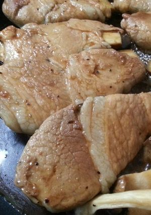 ☆なすの豚バラチーズ巻き☆焼肉のタレで！-レシピのメイン写真