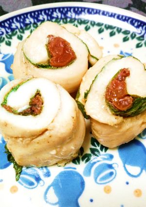 お弁当に☆心配なしのささみの梅ロール-レシピのメイン写真
