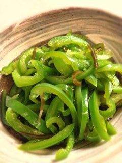 ピーマンのお浸し-レシピのメイン写真