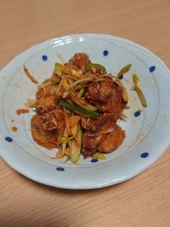 鶏肉のピリ辛☆ネギ生姜から揚げ-レシピのメイン写真