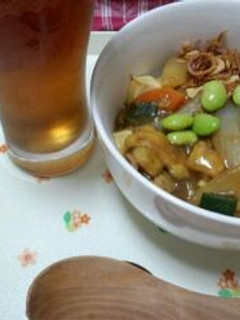 千住葱でカレー南蛮丼-レシピのメイン写真