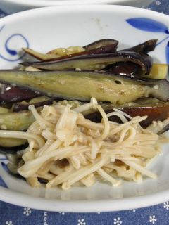 茄子とえのきのバター炒め-レシピのメイン写真