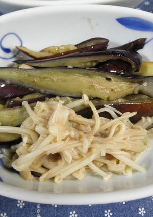 茄子とえのきのバター炒め-レシピのメイン写真