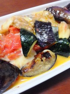 なすトマズッキーニのチーズ焼き-レシピのメイン写真