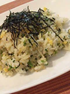 簡単!!ラクラク高菜&ちりめんじゃこ炒飯-レシピのメイン写真