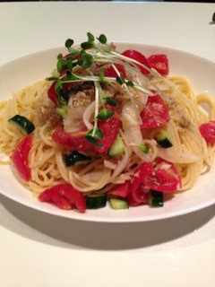 ツナトマトの冷製パスタ☆-レシピのメイン写真