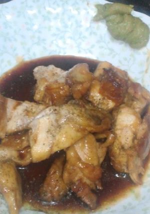 鶏の蒲焼風わさび山椒-レシピのメイン写真