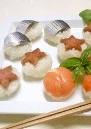 ✪スパムで手まり寿司✪-レシピのメイン写真