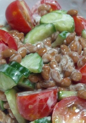 納豆サラダ-レシピのメイン写真