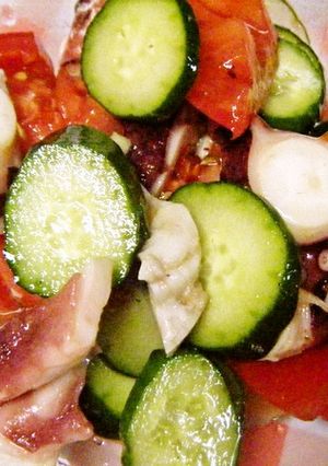 タコときゅうり、トマトの酢の物-レシピのメイン写真