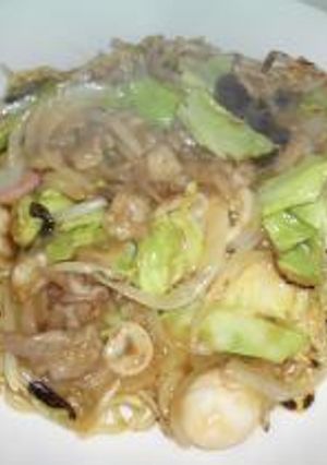 パスタ麺の皿うどん-レシピのメイン写真
