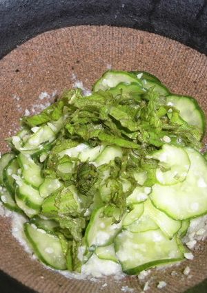 キュウリの胡麻酢和え-レシピのメイン写真
