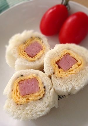 スパムと卵のロールサンド-レシピのメイン写真