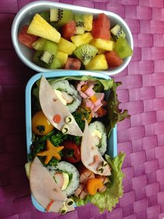 カタツムリののり巻き弁当-レシピのメイン写真