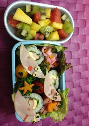 カタツムリののり巻き弁当-レシピのメイン写真