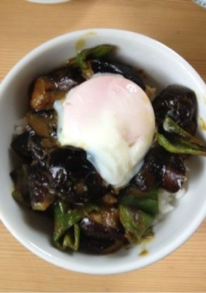 なす味噌カレー風味丼-レシピのメイン写真
