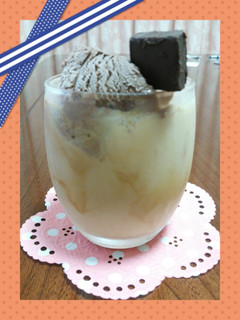 カフェオレフロート♪-レシピのメイン写真
