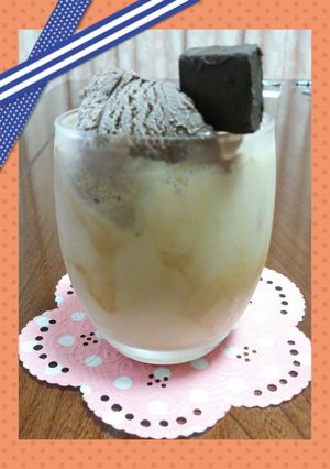 カフェオレフロート♪-レシピのメイン写真