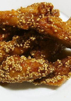 めちゃウマ♪鶏スペアリブの甘辛手羽先風-レシピのメイン写真