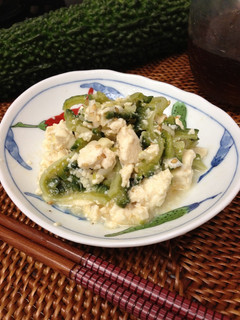 苦くない♥ゴーヤと豆腐の中華サラダ-レシピのメイン写真