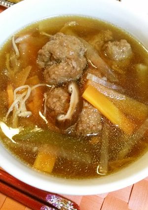 パズーも喜ぶ?肉団子スープ-レシピのメイン写真