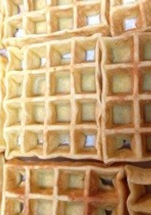 もちもちワッフル（ブリュッセル風）-レシピのメイン写真