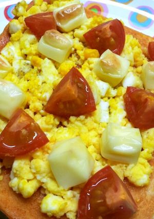 プチトマトでエッグトースト-レシピのメイン写真