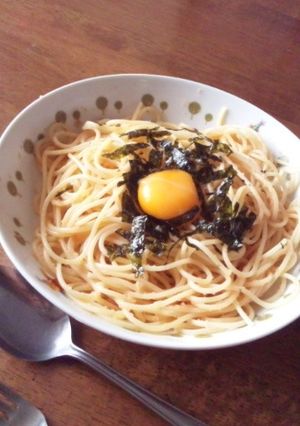 冷たいたらこのスパゲティ-レシピのメイン写真
