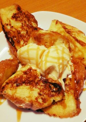 フランスパンのフレンチトースト-レシピのメイン写真