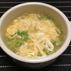 รูปของ シャキシャキレタスの中華スープ