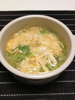 シャキシャキレタスの中華スープ-レシピのメイン写真