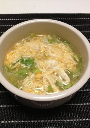 シャキシャキレタスの中華スープ-レシピのメイン写真