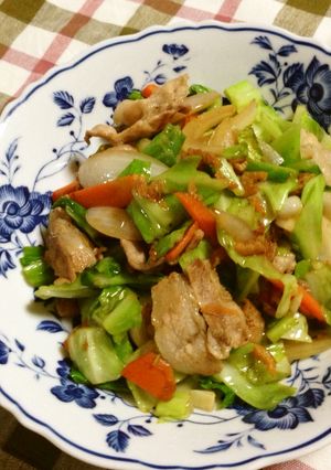 豚肉と野菜の干しエビ炒め-レシピのメイン写真