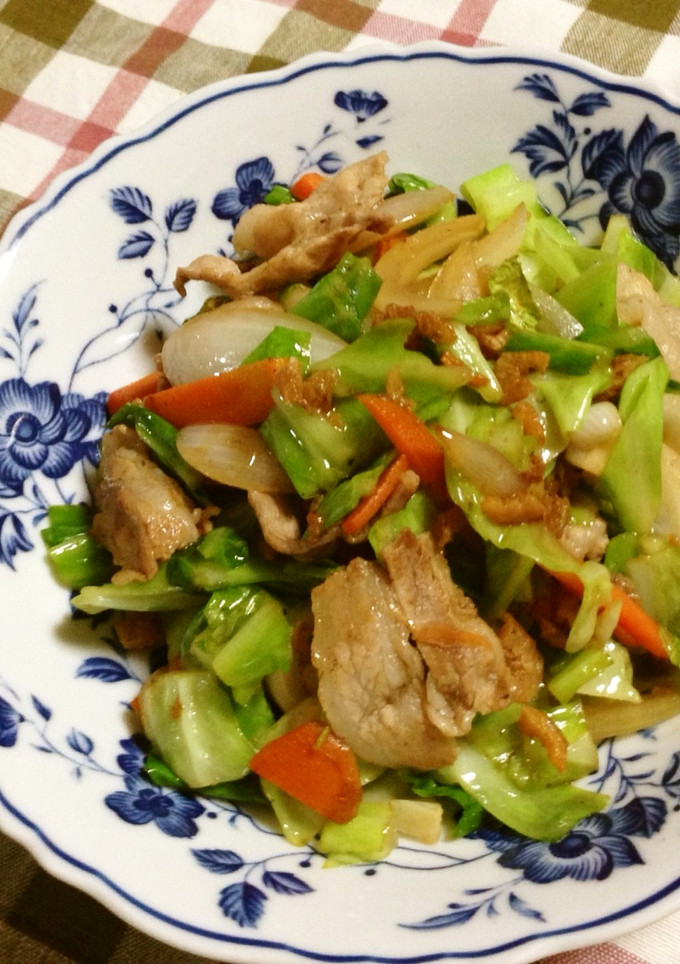 豚肉と野菜の干しエビ炒め-レシピのメイン写真