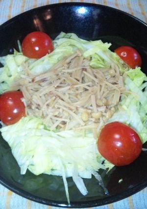 ヘルシー♪なめたけ丼-レシピのメイン写真
