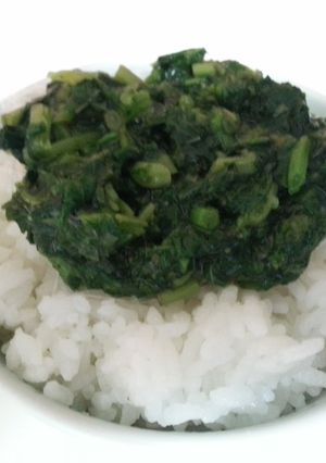 簡単さっぱり！モロヘイヤのぶっかけ丼-レシピのメイン写真