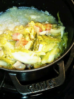 暑くてもストウブ鍋でキャベツの蒸し煮-レシピのメイン写真