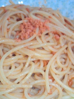 簡単鮭フレークの冷やしパスタ-レシピのメイン写真