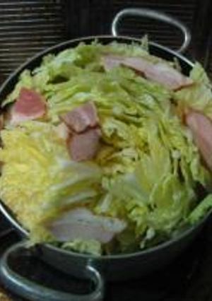 簡単！ベーコン白菜鍋-レシピのメイン写真