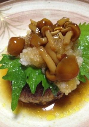我が家のヘルシーハンバーグ〈和風〉-レシピのメイン写真