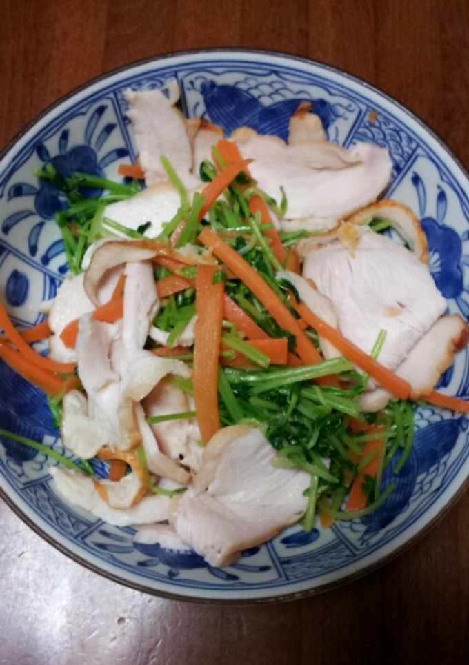 豆苗とハムのおひたし-レシピのメイン写真