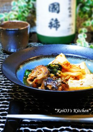 さんま缶と豆腐のキムチ煮-レシピのメイン写真