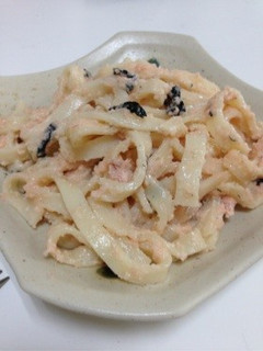 たらこソースでうどん-レシピのメイン写真