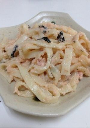 たらこソースでうどん-レシピのメイン写真