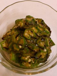 【オクラ】塩昆布和え-レシピのメイン写真