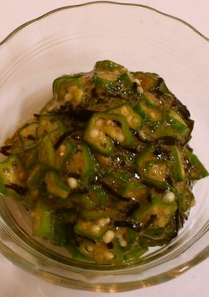 【オクラ】塩昆布和え-レシピのメイン写真