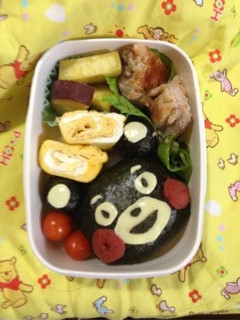 くまもんおにぎり♡-レシピのメイン写真